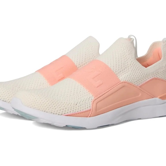 APL Women's Cream and Osiana Rose Slip-On Sneakers - Picture 1 of 6